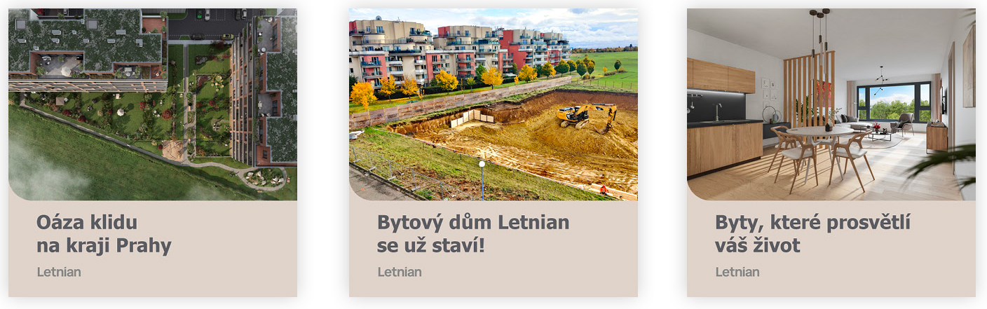 Bytový dům Letnian - BYX